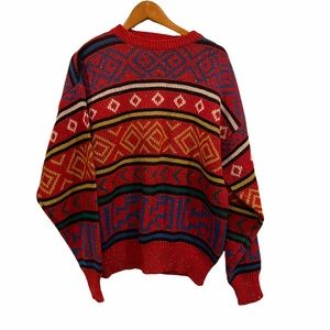 Vintage Grandfather Oversized Crewneck Sweater